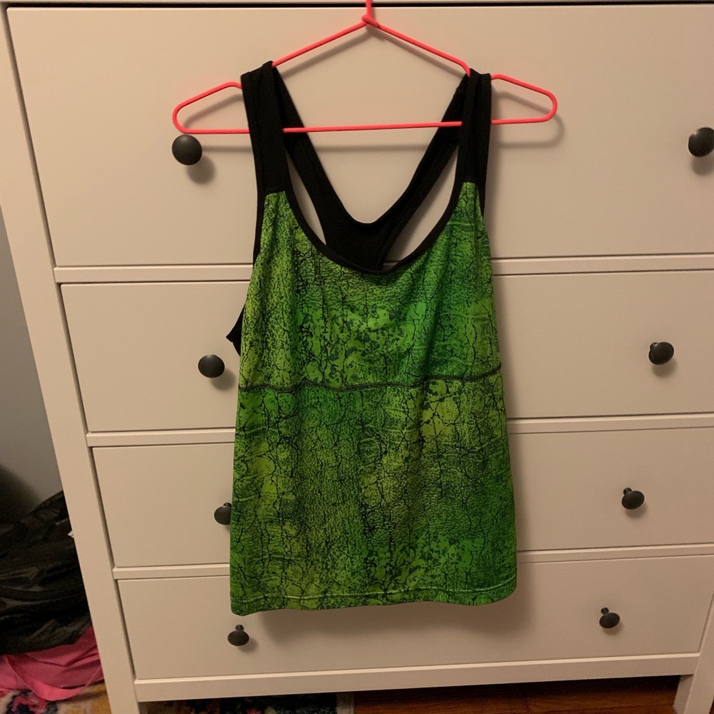 Xersion Green Exercise Top Sz XL